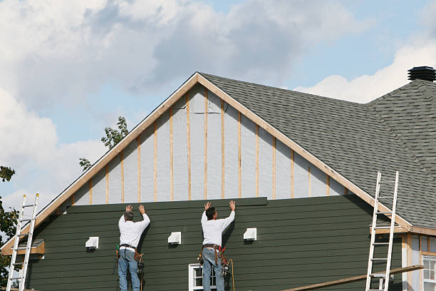 Professional Siding Contractor technician working in Mountville, PA